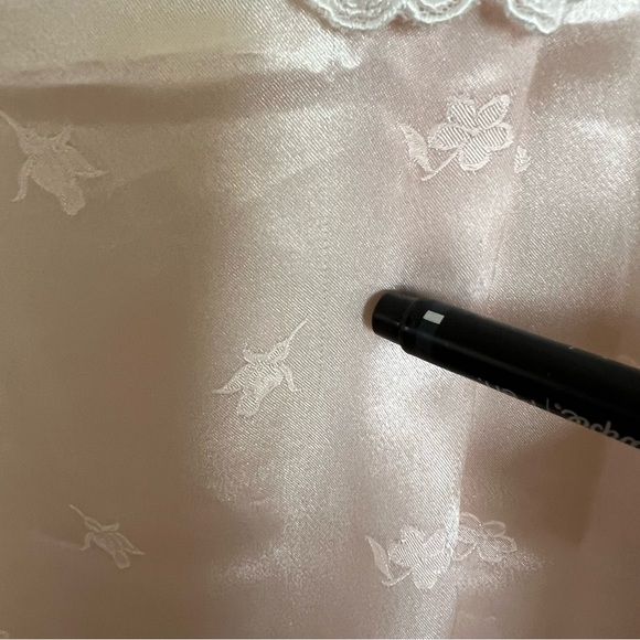 Christian Dior Vintage Pink Lace Sleeveless Long  Nightgown-Medium W/Flaws* - Picture 6 of 7